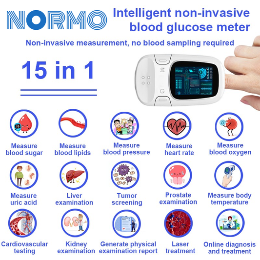 🔥15 In 1 NORMO Smart Non-Invasive Blood Glucose Meter, Smart Physical Examination🔥