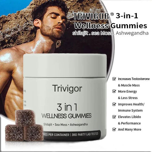 Trivigor 3-in-1 Wellness Gummies